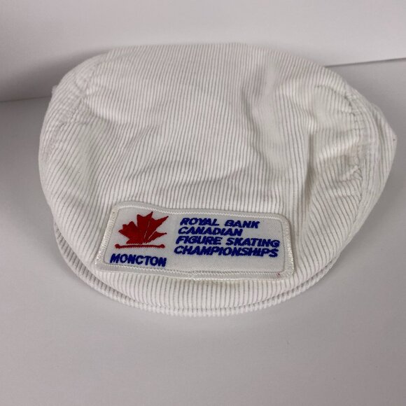 NWOT Vintage Moncton NB Canadian Figure Skating Championship Corduroy Hat - Picture 3 of 9